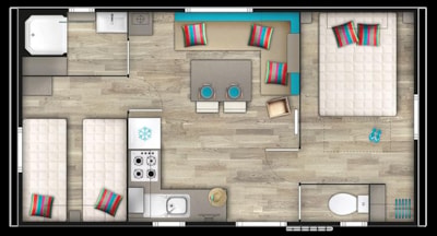 Mobile home loggia- 2bed — 5