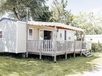 Accommodation - Luxury Mobile Home - 3 Bedrooms 2 Bathrooms - 40M² - Dishwasher - - Camping LA FONTAINE