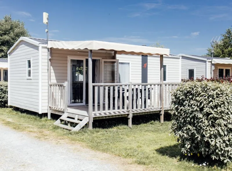 Location - Mobil-Home Luxe Lo77 30M² 2 Chambres 1 Salle De Bain - Camping LA FONTAINE