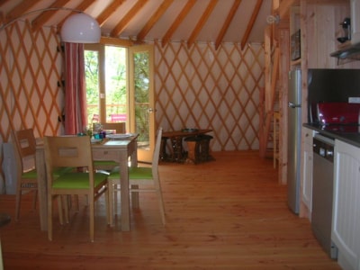 Modern Mongolian yurt
