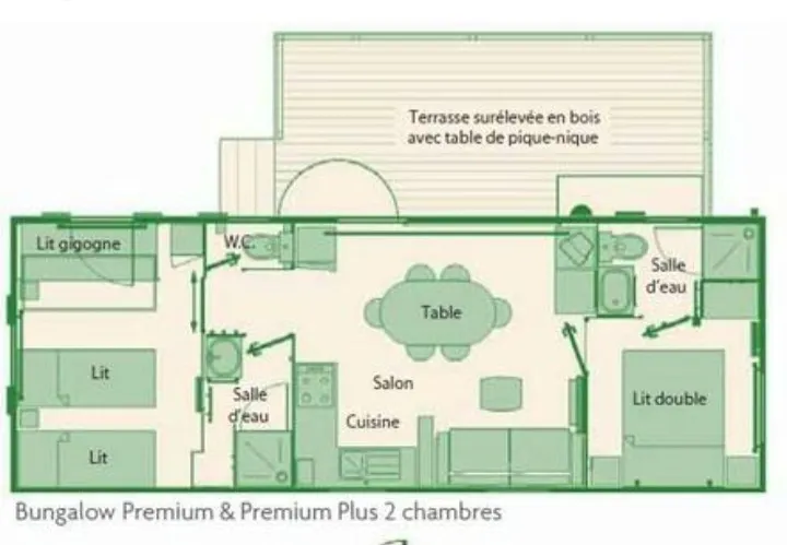 Mobile -Home  Haut De Gamme 4/6 Pers
