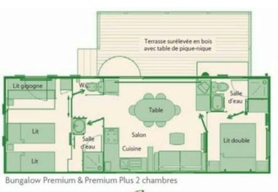 Mobile -Home  haut de gamme 4/6 pers — 3