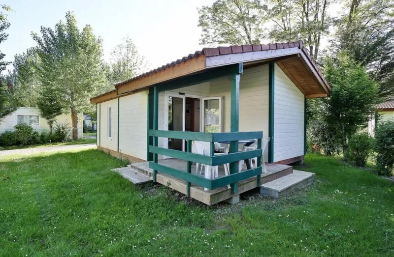 Chalet Bois Confort 31M² - 2 Chambres Dont Terrasse Couverte + Tv