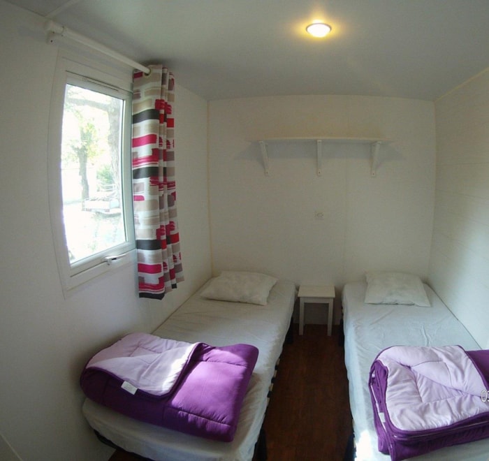 Mobil-Home Standard 24M² - 2 Chambres (4/6 Personnes) + Terrasse Semi-Couverte