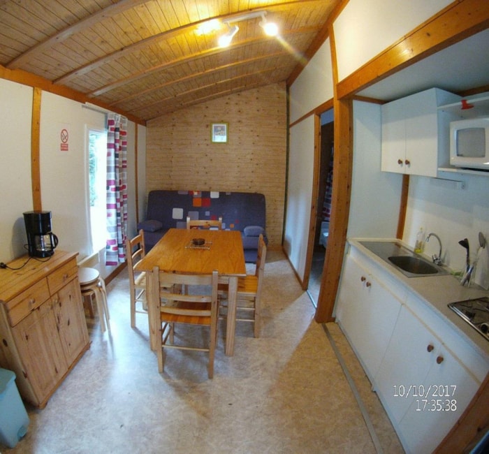 Chalet Bois Confort 31M² - 2 Chambres Dont Terrasse Couverte + Tv