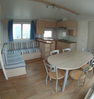 Mobil-home Standard 34m² -  3 bedrooms + Half-covered terrace
