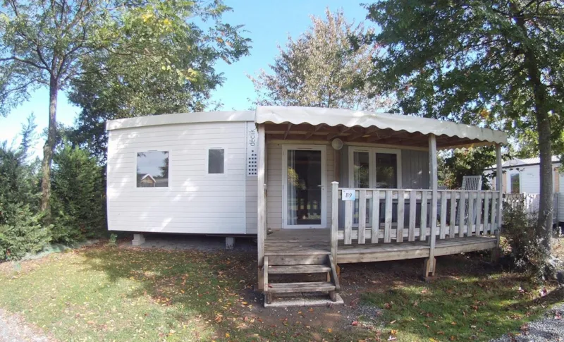 Mobil Home Confort 34M² - 3 Chambres + Terrasse Semi-Couverte 9M²