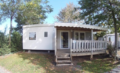 Mobil-home Confort 34m² - 3 bedrooms  + Half-covered terrace 9m²