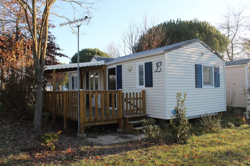 Mobil Home Standard 34M² -  3 Chambres + Terrasse Semi-Couverte