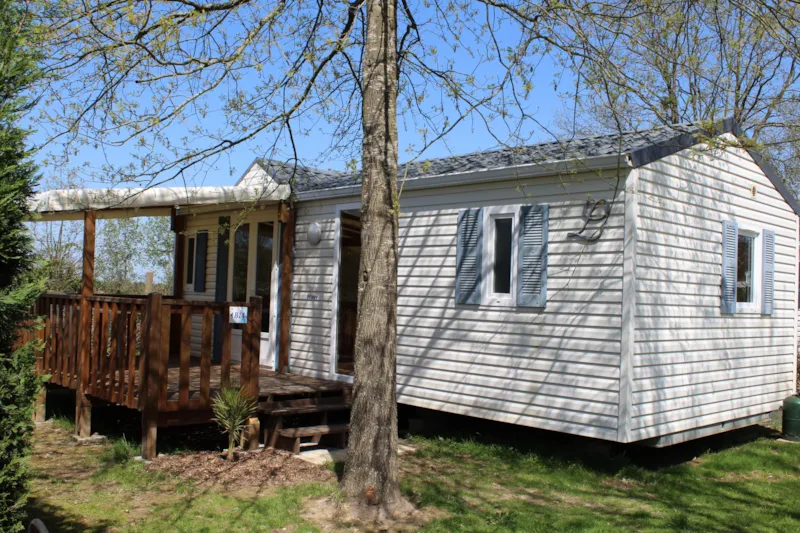 Mobil-Home Standard 24M² - 2 Chambres (4/6 Personnes) + Terrasse Semi-Couverte