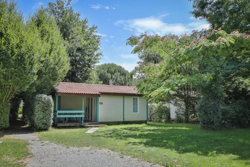 Chalet Bois Confort 31M² - 2 Chambres Dont Terrasse Couverte + Tv