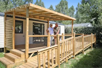 Accommodation - Mobile-Home Confort 31M² - 2 Bedrooms - Adapted To The People With Reduced Mobility - Flower Camping Le Pavillon