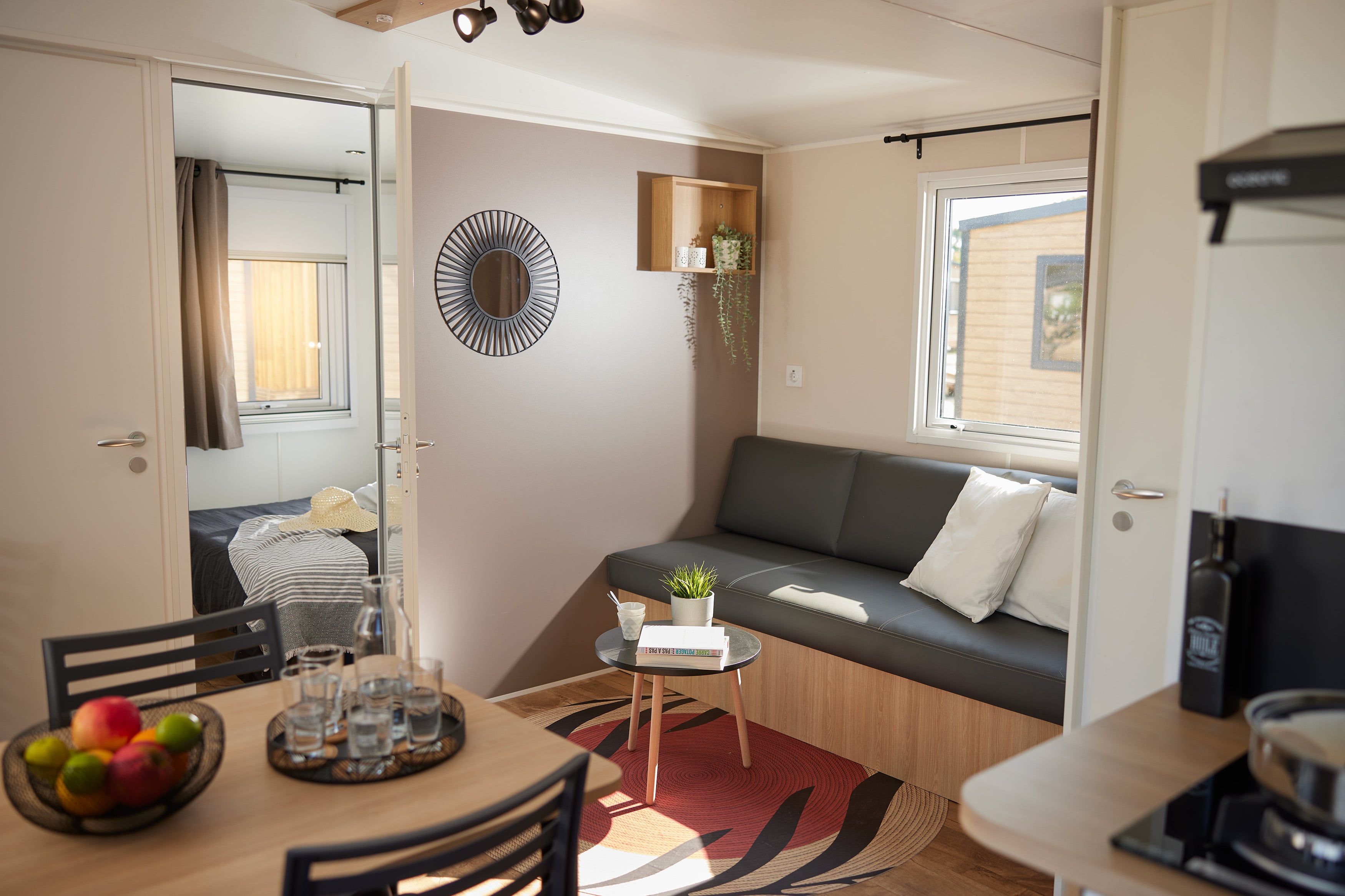 Homeflower Premium 29M² (2Ch - 4Pers.) + Terrasse Semi-Couverte + Tv + Lv Homeflower Premium 29M² (2Ch - 4Pers.) + Terrasse Semi-Couverte + Tv + Lv