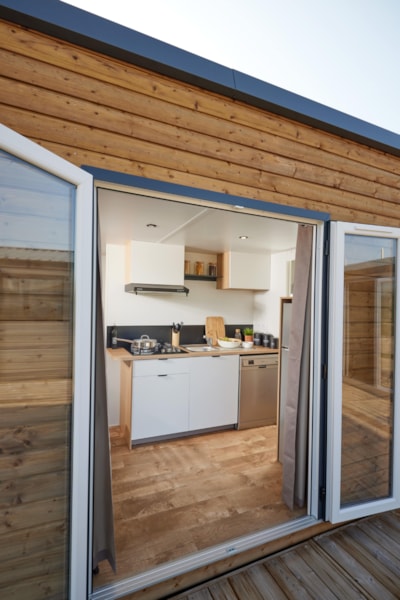 HomeFlower Premium 29m² - 2 bedrooms  + Half-covered terrace + TV + Dishwasher