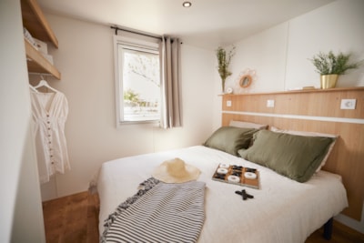 Mobile-home HomeFlower Premium 35m² - 3 bedrooms + sheltered terrace + TV + Dishwasher