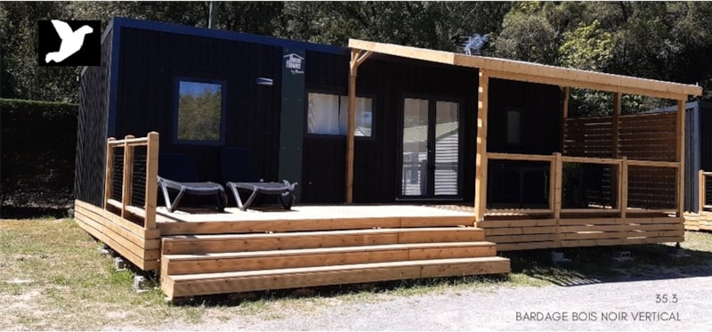 HomeFlower Premium 35m² - 3 chambres + Terrasse semi-couverte + TV + LV