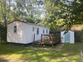 Accommodation - Mobil-Home Standard - 1 Bedroom (2/3 Persons) + Covered Terrace + Tv - Flower Camping Le Pavillon