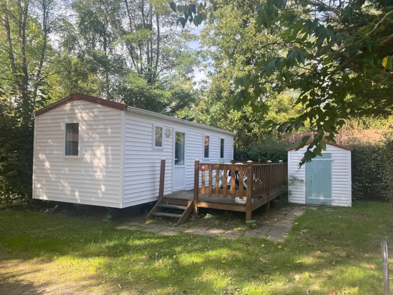 Mobil-Home Standard - 1 Chambre (2/3 Personnes) + Terrasse Couverte + Tv
