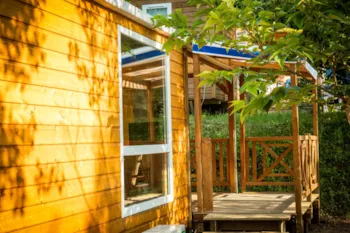 Mietunterkunft - Cottage Confort Bambou 26M² - Aloha Camping Club