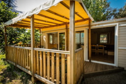 Huuraccommodatie(s) - Cottage Premium Jasmin 34M² - Aloha Camping Club