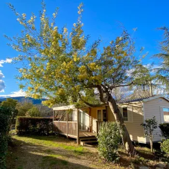 Mietunterkunft - Cottage Premium Jasmin 34M² - Flower Aloha Camping Club