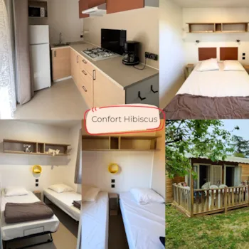 Mietunterkunft - Cottage Premium Hibiscus 3Ch 34M² - Flower Aloha Camping Club