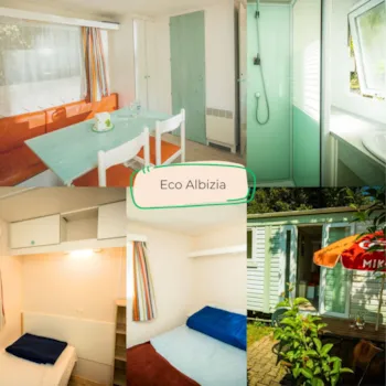 Mietunterkunft - Cottage Eco Albizia 21M² - Flower Aloha Camping Club