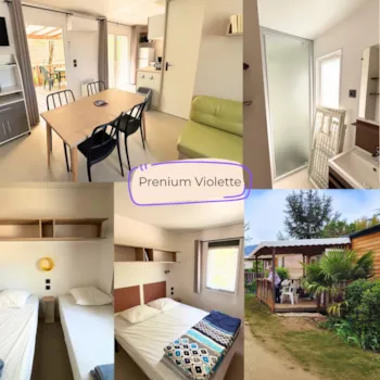 Mietunterkunft - Cottage Premium Violette - Flower Aloha Camping Club