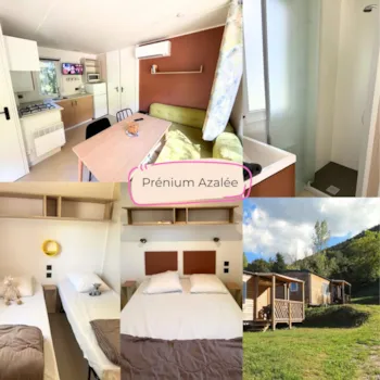 Mietunterkunft - Cottage Premium Azalée - Flower Aloha Camping Club