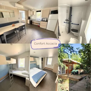 Mietunterkunft - Cottage Comfort Acacia - Flower Aloha Camping Club