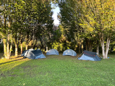 Package with tent provided