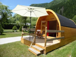 Locatif - Pod Gypaète 12m² / Arrival and departure on SATURDAY in July and August - Camping Les Marmottes
