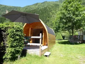 Locatif - Pod Bartavelle 12m² / Arrival and departure on SUNDAY in July and August - Camping Les Marmottes