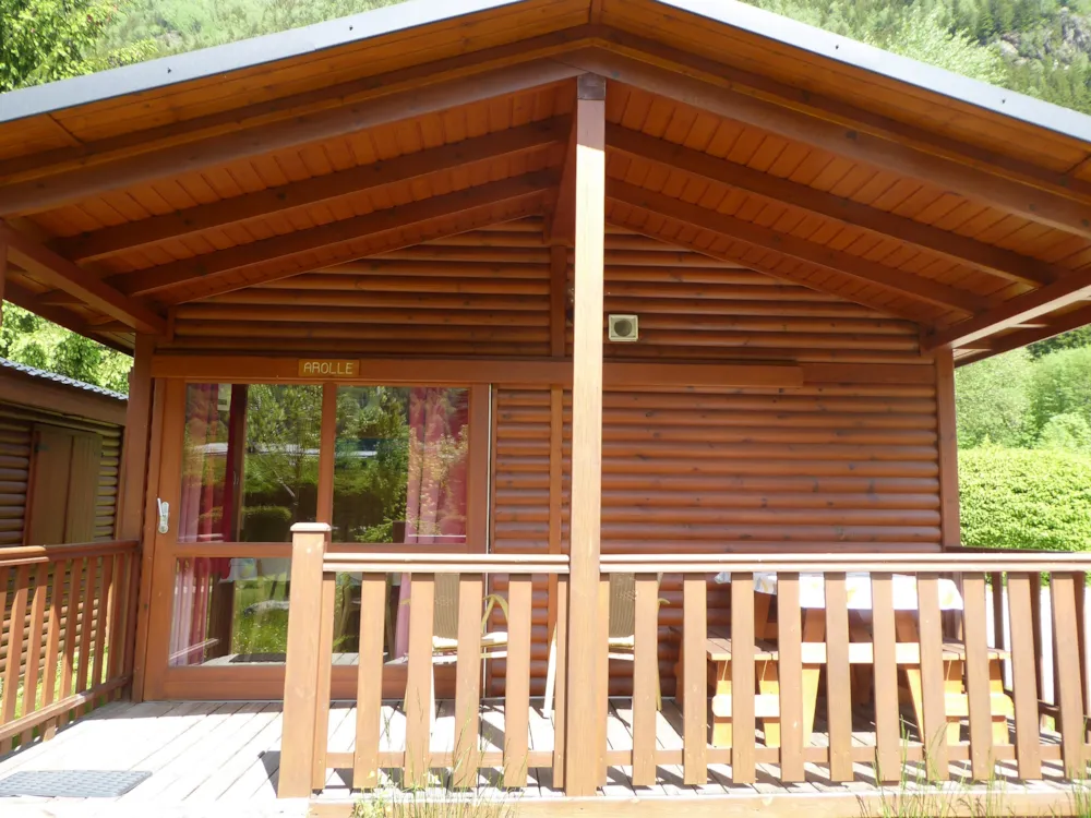 Location - Chalet Bois Arolle 2 Chambres / Arrivée Et Départ Le Samedi En Juillet Et Août - Camping Les Marmottes