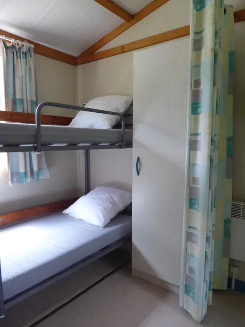 Mietunterkunft - Hütte Edelweiss 1 Zimmer (Behindertengerecht) - image n°5 - Camping Les Marmottes