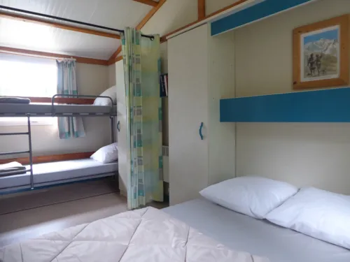 Mietunterkunft - Hütte Edelweiss 1 Zimmer (Behindertengerecht) - image n°7 - Camping Les Marmottes