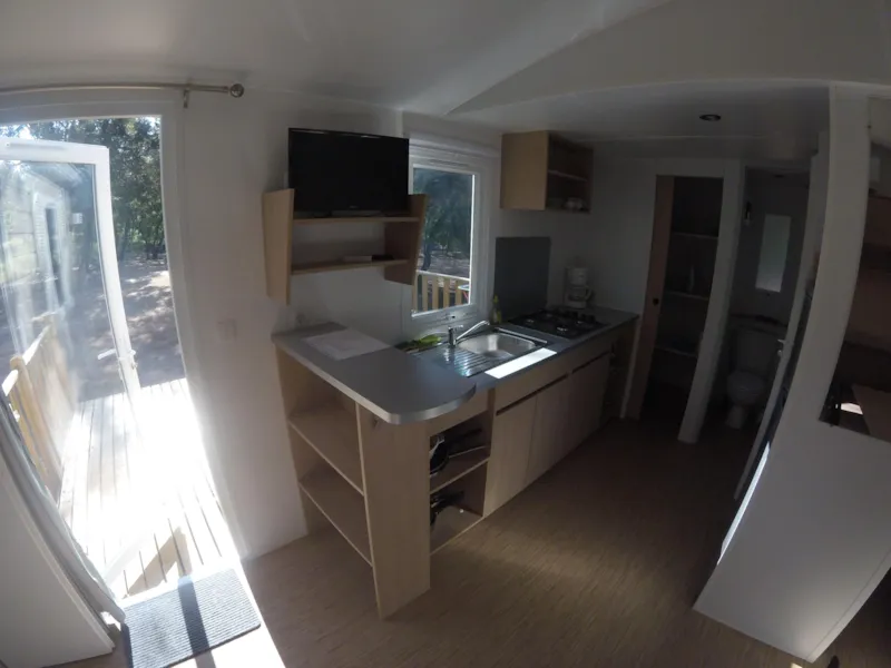 Mobil-Home Provence Climatisé -2 Chambres  + Tv (2 Adultes  + 2 Enfants)