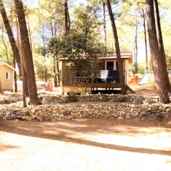 Mietunterkunft - Hütte Bruyere - 2 Schlafzimmer + Tv (2 Erwachsene Maximal Und 3 Kinder Unter 14 Jahren) - Camping La Simioune Vaucluse et Drome Provencale
