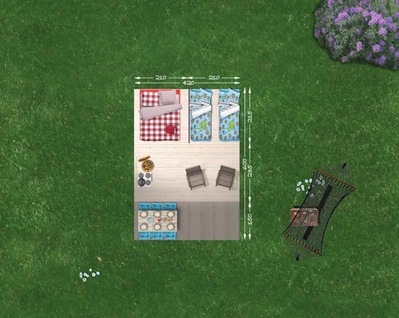 Safari Lodge L - 2 Chambres (4 Adultes Maximum Et 1 Enfant - De 14 Ans)