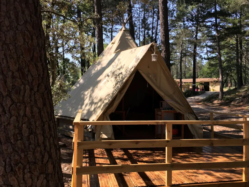 Tente Tipi - 2 Chambres (2 Adultes Maximum Et 2 Enfants -De  12Ans)