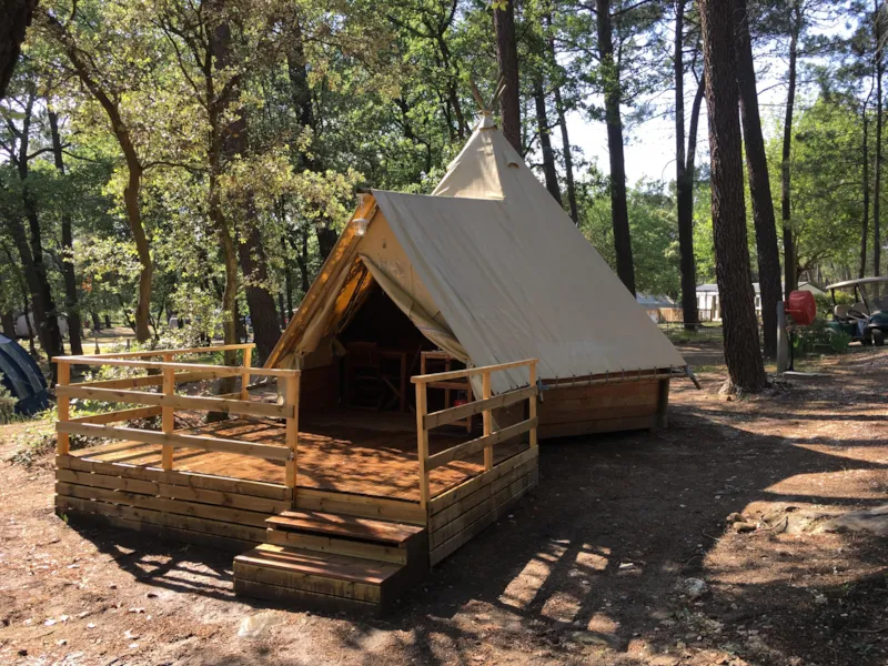 Tente Tipi - 2 Chambres (2 Adultes Maximum Et 2 Enfants -De  12Ans)
