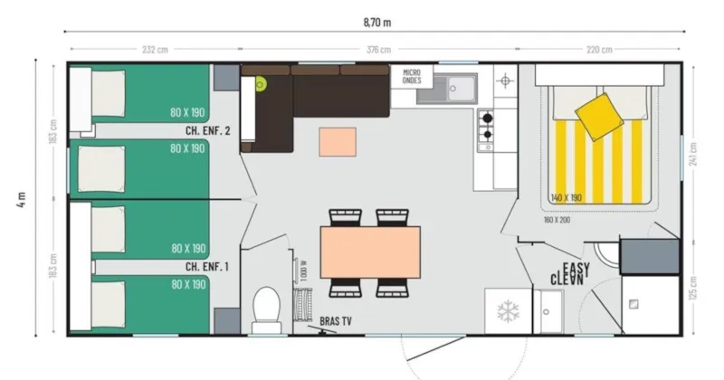 Mh Premium Montmirail Clim- Vue Sur Mont Ventoux-3 Chambres +Lave-Vaisselle +Tv (4 Adultes+2Enfants)