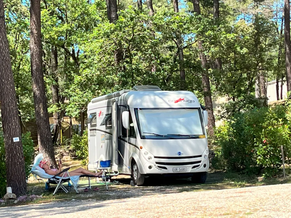 Pitch - Pitch + 1 Person With Electricité Included - Camping La Simioune Vaucluse et Drome Provencale