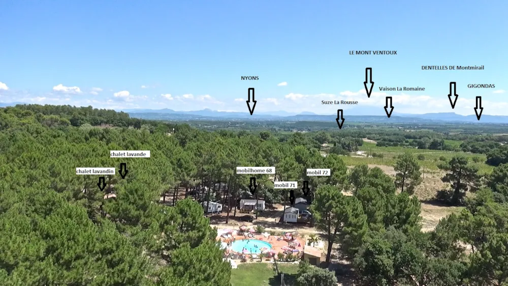 Camping La Simioune Vaucluse et Drome Provencale