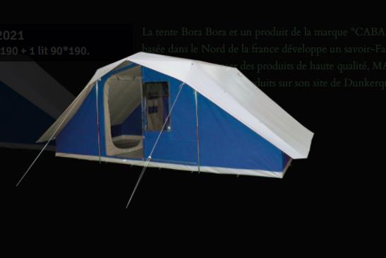 Location - Tente Campeur 2 Chambres - Camping Du Bois De La Dame