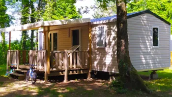 Mietunterkunft - Mobilheim 2 Schlafzimmer Riviera - Camping Les Rives du lac Cantalès