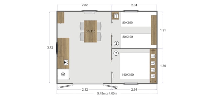 Cabane (Sans Sanitaires) Tithome