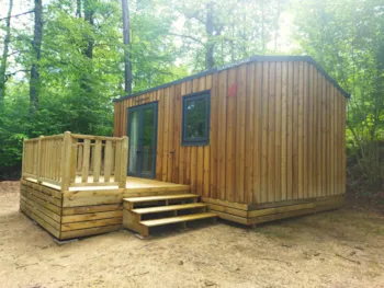 Mietunterkunft - Hütte (Ohne Toiletten) Tithome - Camping Les Rives du lac Cantalès