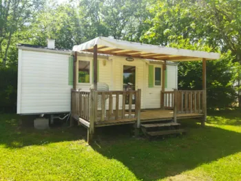 Mietunterkunft - Mobilheim 2 Schlafzimmer Mercure - Camping Les Rives du lac Cantalès