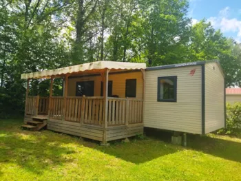 Mietunterkunft - Mobilheim 3 Schlafzimmer Familia - Camping Les Rives du lac Cantalès